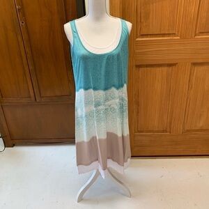 NORACORA tank dress large 21 in pit pit L-39 in coastal chic